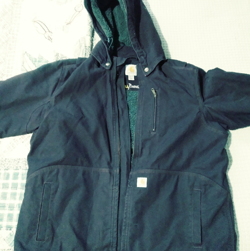 Plum colored Carhartt full swing jacket